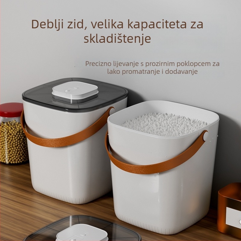 Jiachen vakuumska posuda za rižu — velik kapacitet, otporna na vlagu i insekte, ABS/PP plast