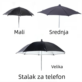 Morass dječji kišobran s neutralnim dizajnom i dugim držačem; tkanina 190T, 8 rebara od željeza