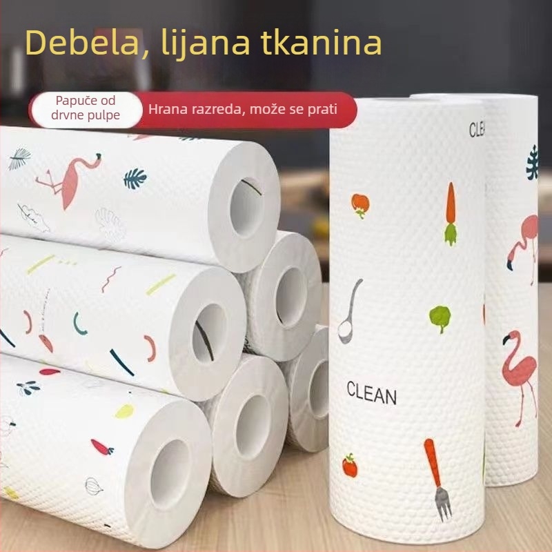 Krpe za čišćenje za kućnu upotrebu - zidni dizajn za vješanje, bez ugradnje, kreativni stil