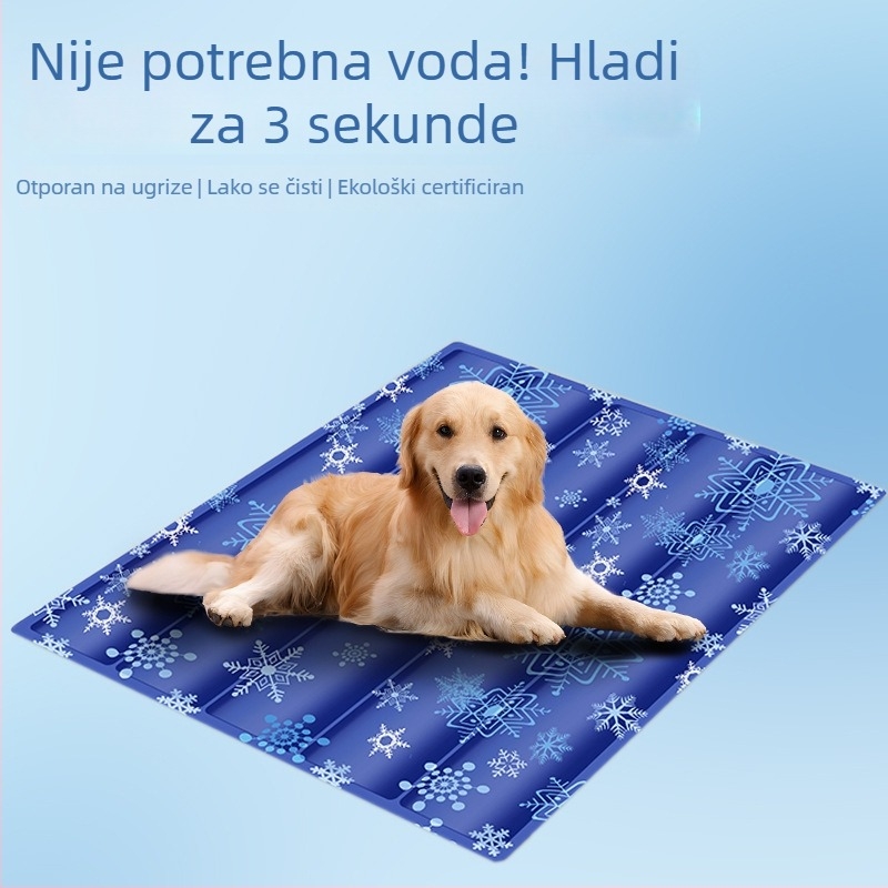 Shang yu Psija ledena podloga za pse, platneni rashladni madrac s bočicom vode