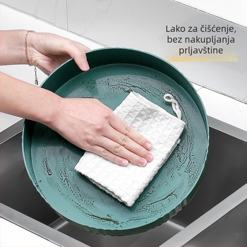 Rotirajući držač začina od plastike, modernog minimalističkog dizajna, 1 kom