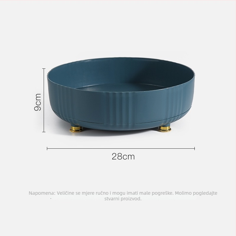 Rotirajući držač začina od plastike, modernog minimalističkog dizajna, 1 kom