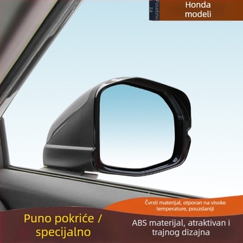 Kišna zaštita retrovizora za Honda Civic, CR-V, Lingpai i Accord | Materijal: ABS inženjerski plast | Lijepilo: 3M | Instalacija bez bušenja | Model BT00099