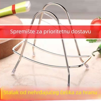 Metalni kuhinjski organizator za ploče za rezanje, poklopce lonaca i nože — bez montaže, stil laganog luksuza, predstavljen 2023.