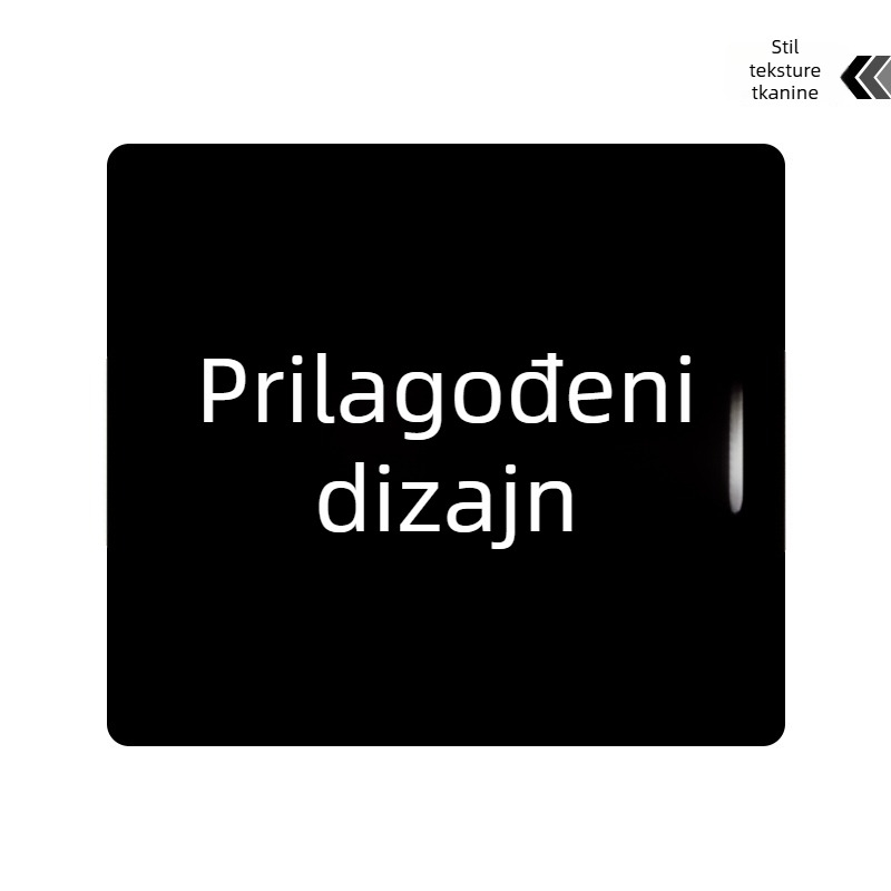 Staklena podloga za miš s zaobljenim kutovima, mat površina protiv klizanja, USB hub, dvostrana