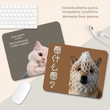 Mišja podloga Calf god pad (antisklizna, prirodna guma, crtani dizajn, toplinski prijenos)