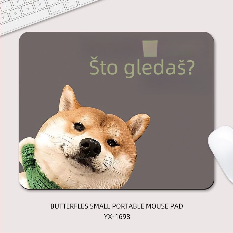 Mišja podloga Calf god pad (antisklizna, prirodna guma, crtani dizajn, toplinski prijenos)