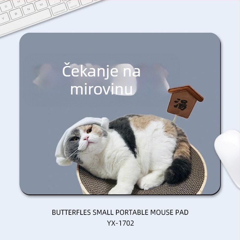 Mišja podloga Calf god pad (antisklizna, prirodna guma, crtani dizajn, toplinski prijenos)