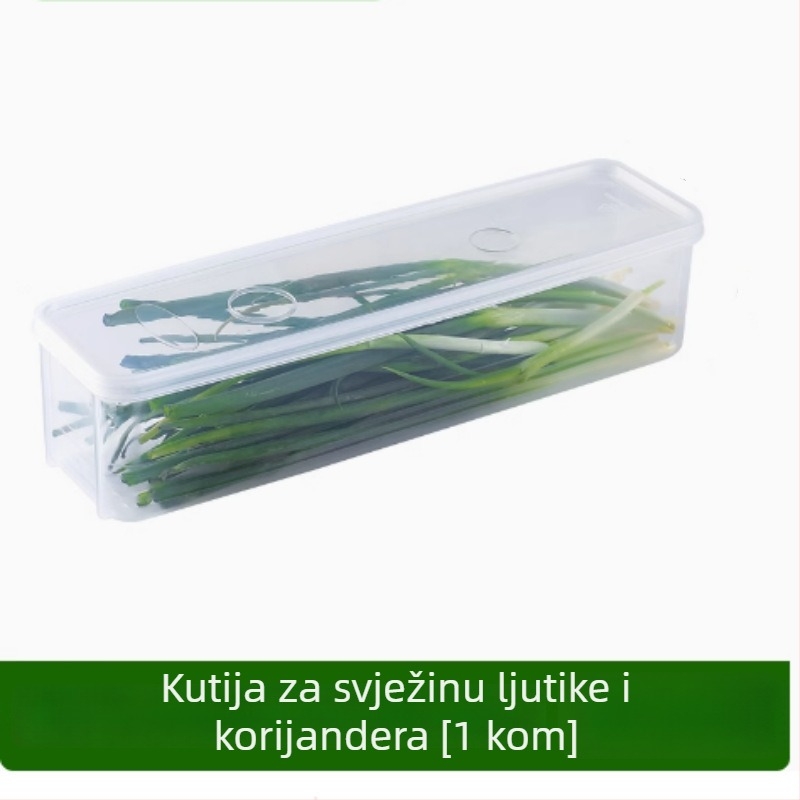 Plastična kutija za pohranu sa zatvaranjem, održava svježinu, jednostavan moderni stil, model 1