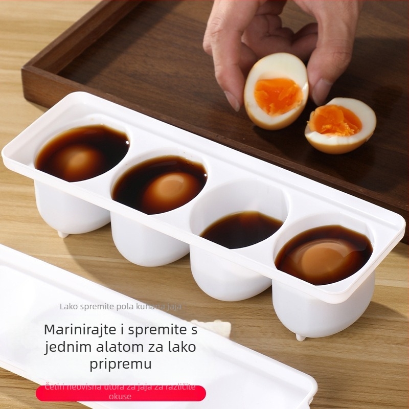 Kutija za skladištenje jaja – za marinirana jaja i čajna jaja, plastična, kućna upotreba, čuvanje u hladnjaku