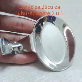 Nerđajući čelik 2-u-1 držač za štapiće i žlice, stolni pribor, moderni minimalistički dizajn