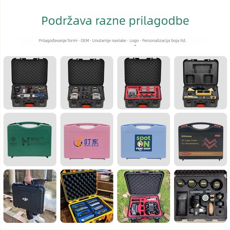 Kutija za fotografijsku opremu - vodootporna, otporna na udarce, velike kapacitete, višenamjenska, prenosna zaštitna kutija