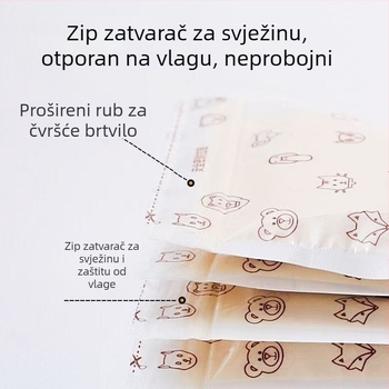 YOUKEBEI kutija za prašak za mlijeko za bebe, dvostruka sloja, od rođenja do 3 godine