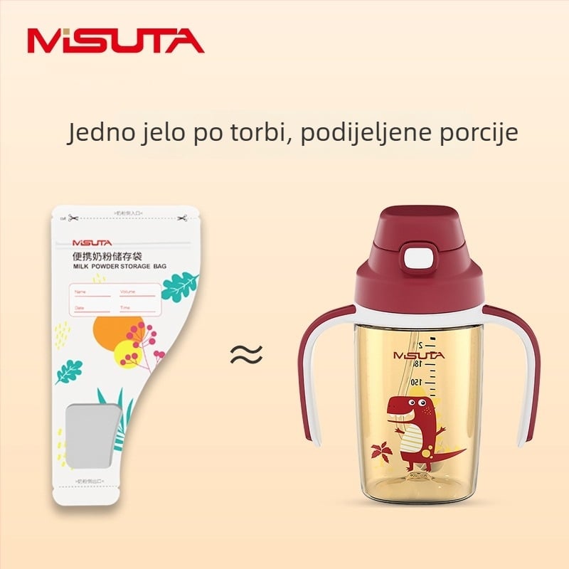 Torba za pohranu dječjeg mlijeka u prahu MISUTA MST9889 - jednokratna, prijenosna, zatvorene porcije (uzrast 0-3 godine)