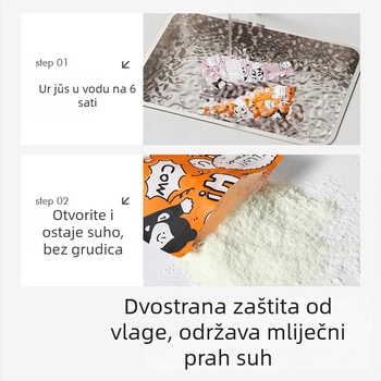 Taoqibaby Jednokratne vrećice za dječju formulu, podijeljene vrećice, prenosne zatvorene vrećice za svježinu, antibakterijske, 30 komada u kutiji