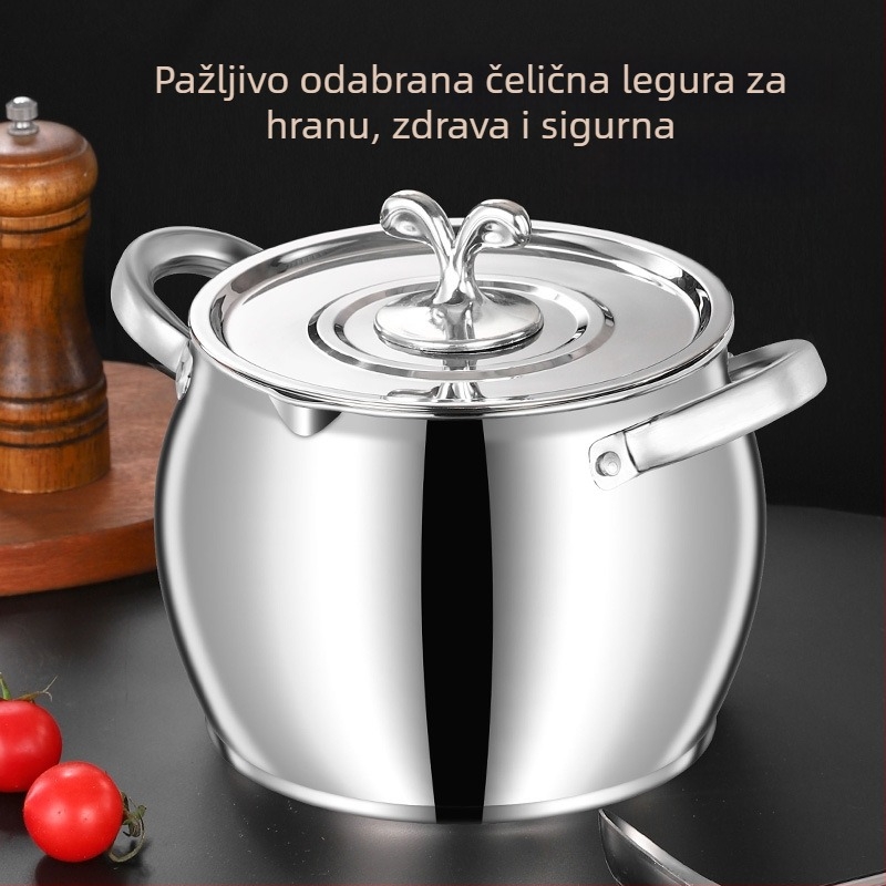 Spremnik za ulje od nehrđajućeg čelika sa poklopcem, kuhinjski spremnik za ulje, otporan na visoke temperature