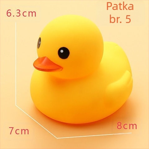 Kupaća igračka patkici za bebe — PVC, ribolovna funkcija, vodena igra, pakiranje šarena kutija, dob 0–3 godine, 3C certifikat 2021152202035066