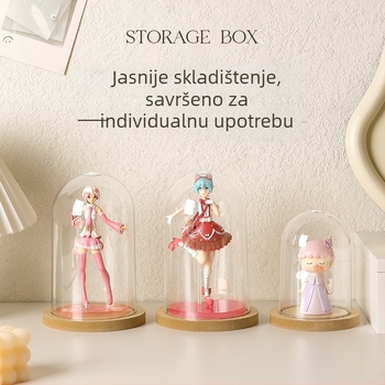 Kutija za skladištenje figura SBSNH-XX1, PET plast, proziran poklopac otporan na prašinu, kapacitet 2.5 L
