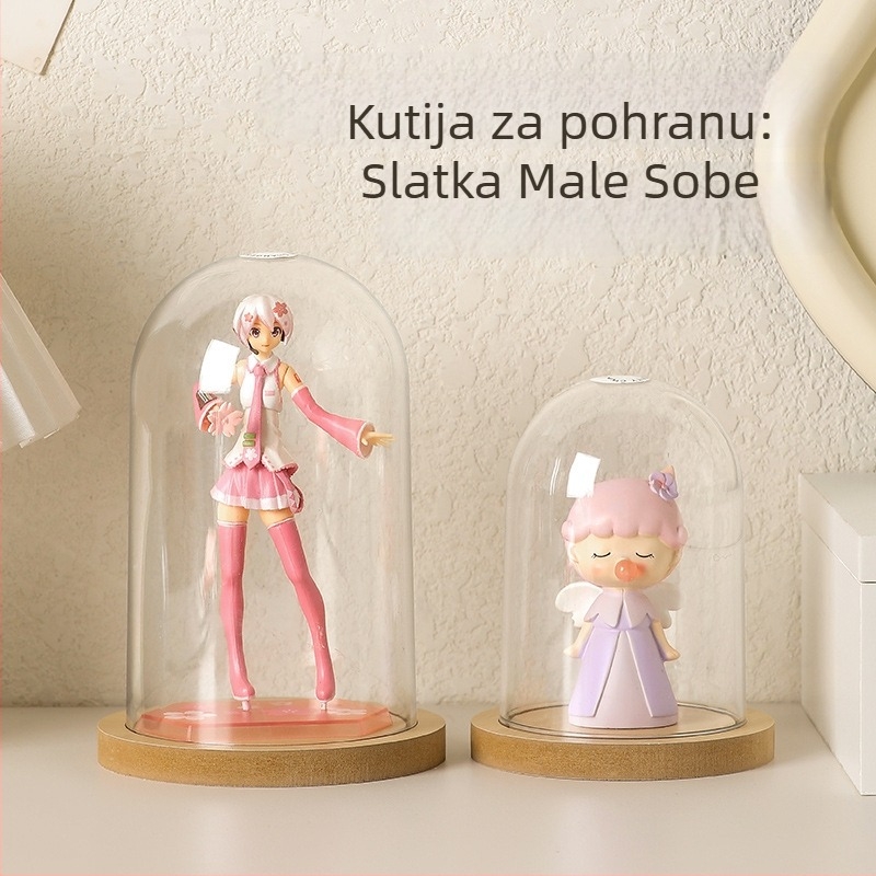 Kutija za skladištenje figura SBSNH-XX1, PET plast, proziran poklopac otporan na prašinu, kapacitet 2.5 L