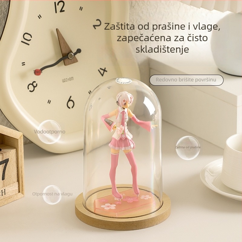 Kutija za skladištenje figura SBSNH-XX1, PET plast, proziran poklopac otporan na prašinu, kapacitet 2.5 L