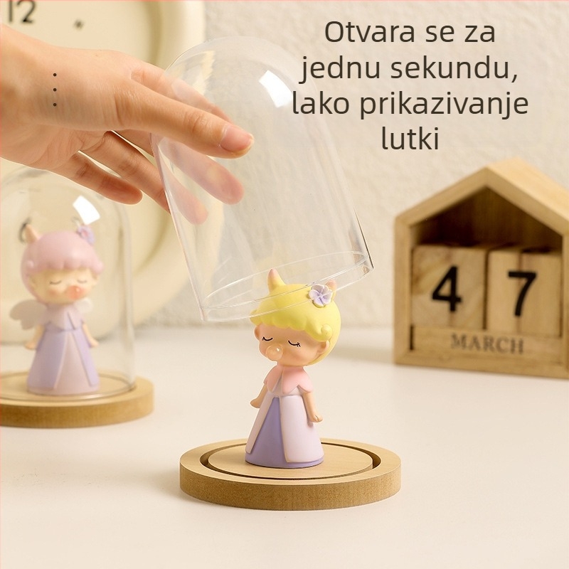 Kutija za skladištenje figura SBSNH-XX1, PET plast, proziran poklopac otporan na prašinu, kapacitet 2.5 L