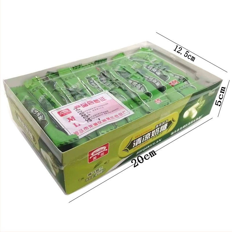 Štapići od mliječnog jogurta s mentom | neto 258 g | oko 60 komada po kutiji | mekani i žvakaći