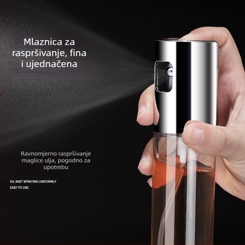 Zhengyan staklena boca za ulje, pritiskni raspršivač, tiskano logo, licencirana privatna oznaka, moderan minimalistički dizajn