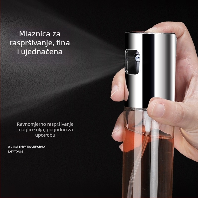Zhengyan staklena boca za ulje, pritiskni raspršivač, tiskano logo, licencirana privatna oznaka, moderan minimalistički dizajn