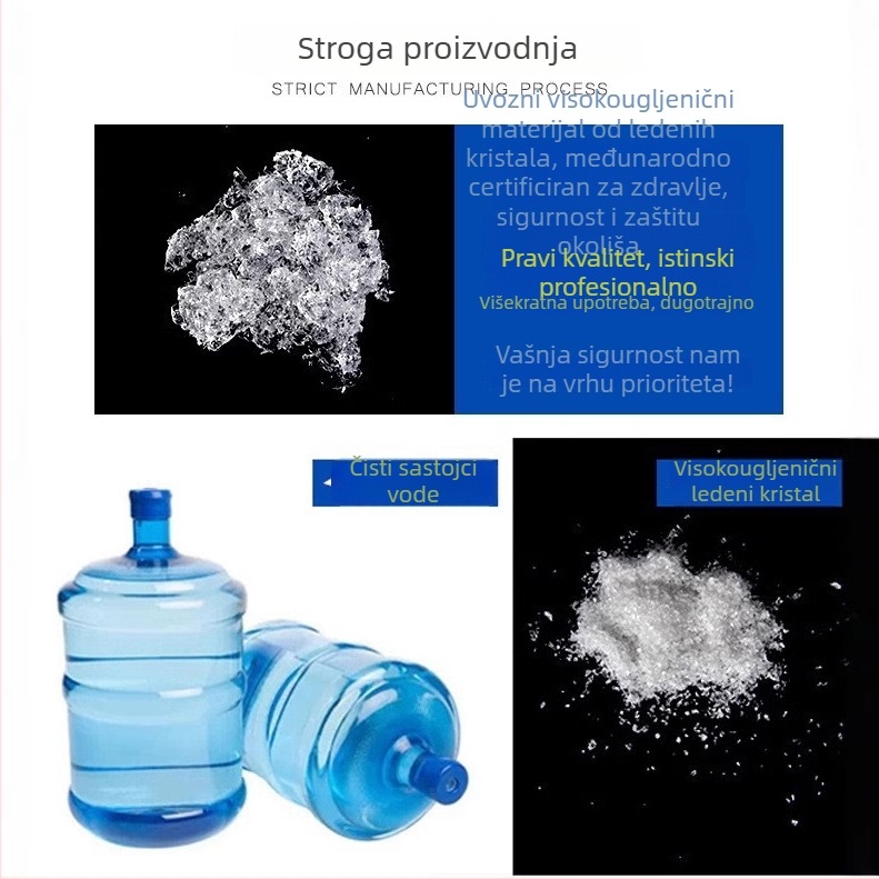 Prijenosna PVC ledena pakiranja za hladni lanac