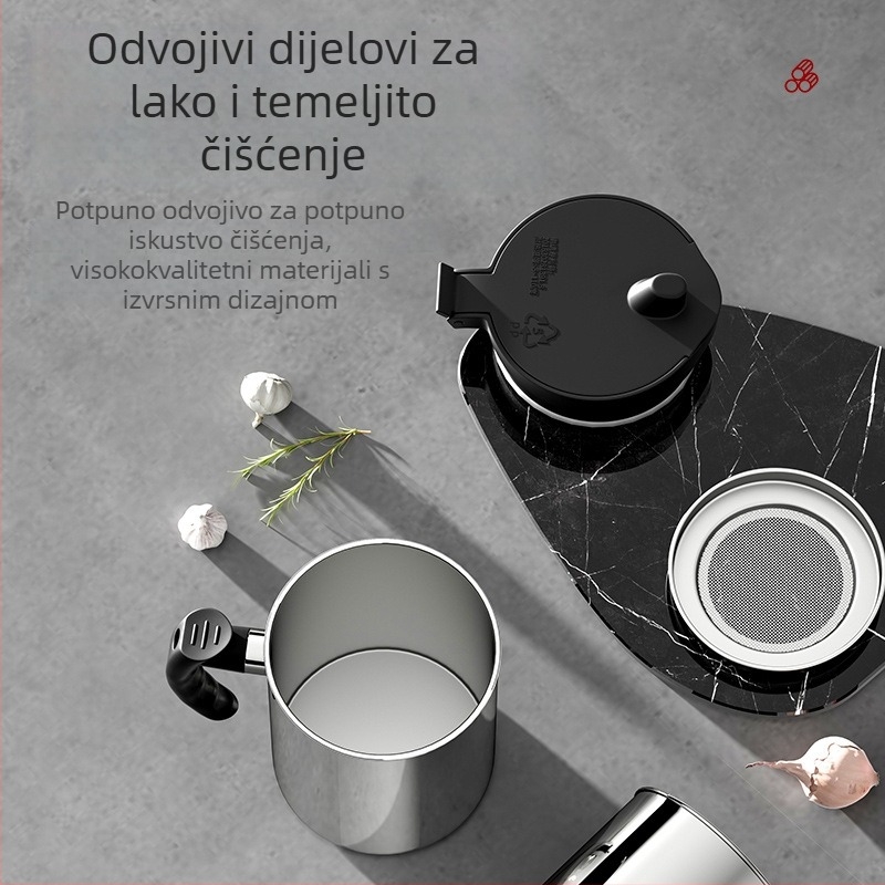 Integrirani spremnik za ulje od nehrđajućeg čelika s filtrom i cjedilom, kuhinjski uljnjak s automatskim poklopcem