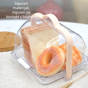 Plastična stolna kutija za pohranu s preklopnim poklopcem, model Nc006955, 2 odjeljka, set od 12 komada
