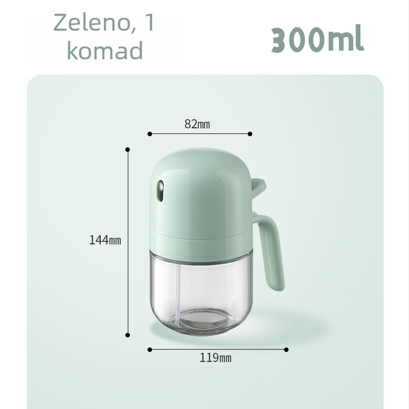 Posuda za ulje od PP materijala, antileak dizajn, moderan minimalistički stil, funkcija tlaka injekcije