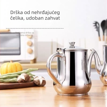 Nehrđava čelična posuda za ulje s dizajnom protiv curenja i filtracijskom mrežom