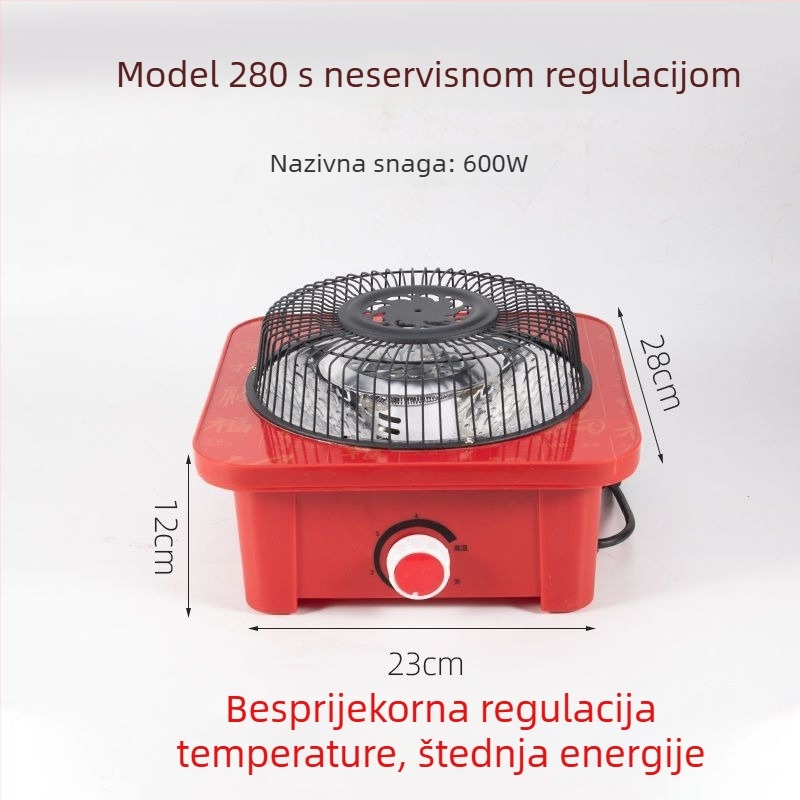 Grijač za stopala – električni grijač s utičnicom, 220V, 50W, energetski štedljiv, za ured i dom studenata