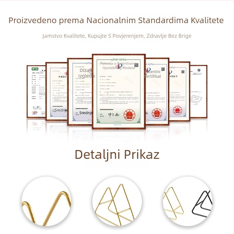 Metalni kuhinjski trokutasti stalak – višestruka namjena, toplinsko izolacijska podloga i odvodni pladanj