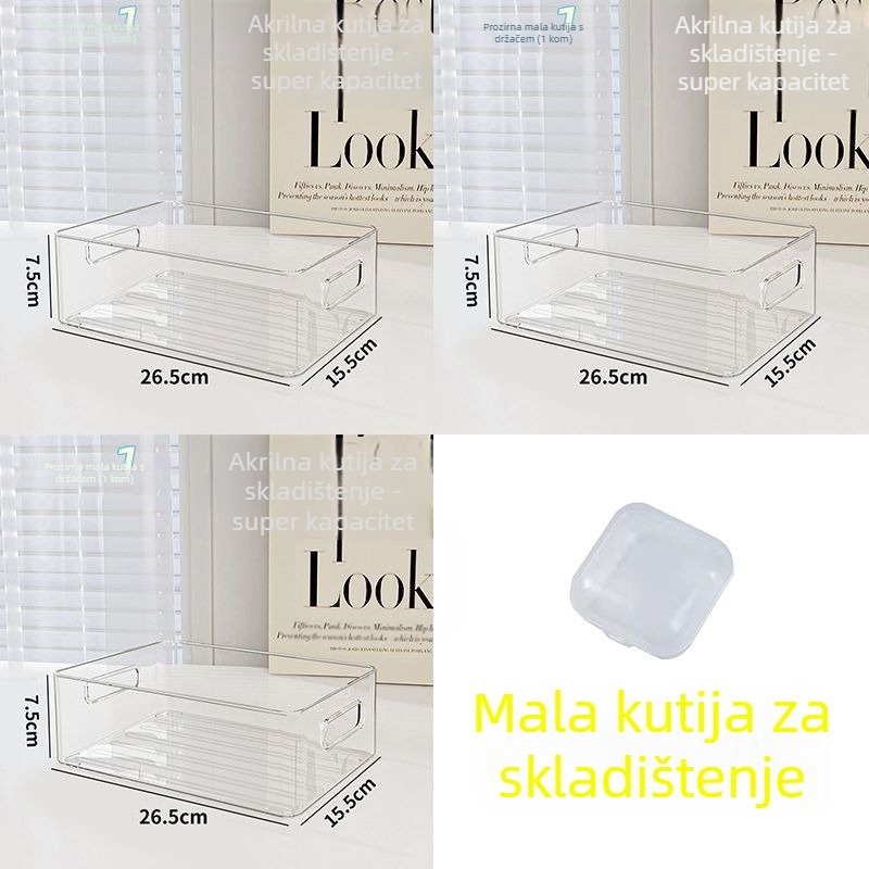 Metalni organizator za pohranu, 18L, japanski stil, za auto i radnu površinu, za kozmetiku, maske i užinu