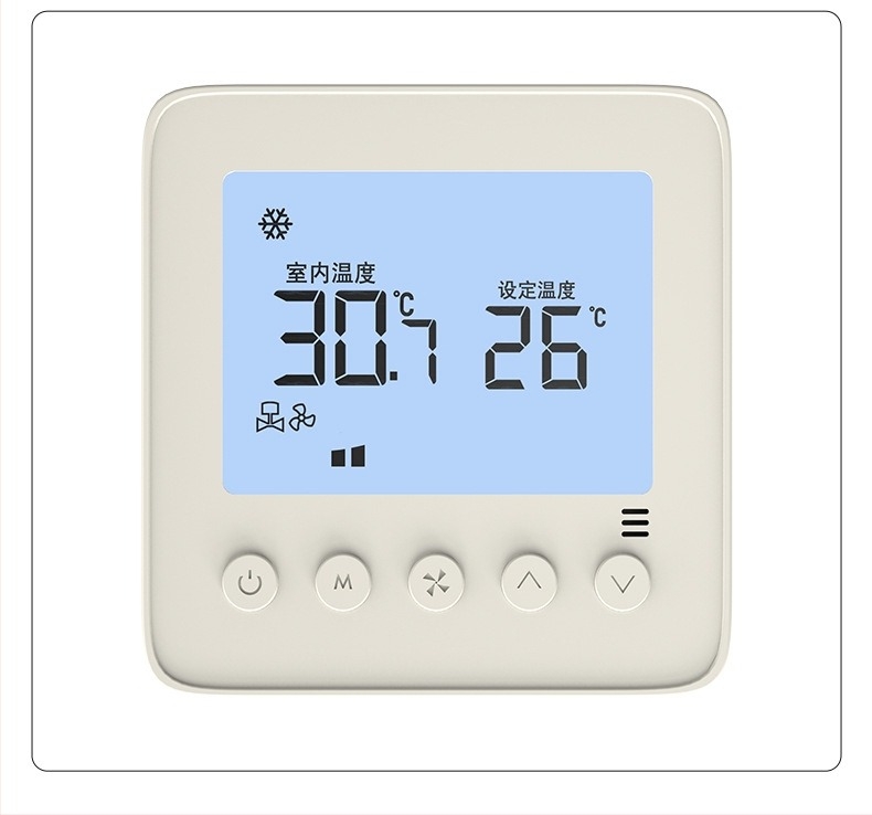 Centralni upravljač klimatizacije s Bluetoothom, bežični LCD termostat i prekidač s tri brzine, 220V