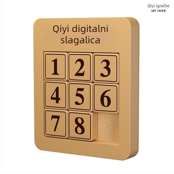 Qiyi magnetska Huarong Road slagalica za djecu – plastična magnetska klizna slagalica, uzrast 7–14, konfiguracije 8/15/24/35/48, vježba strpljenja