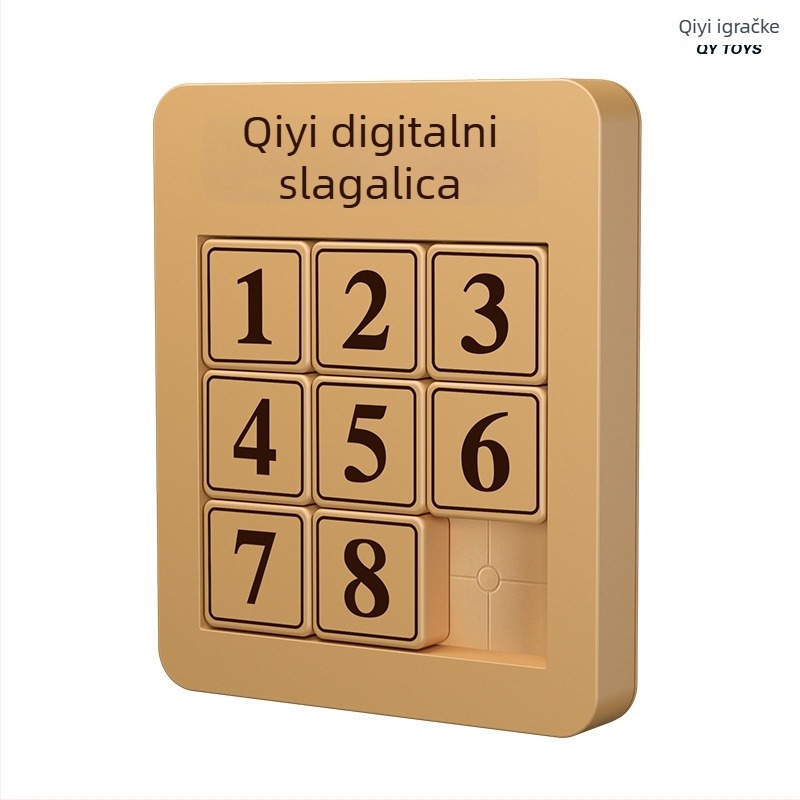 Qiyi magnetska Huarong Road slagalica za djecu – plastična magnetska klizna slagalica, uzrast 7–14, konfiguracije 8/15/24/35/48, vježba strpljenja