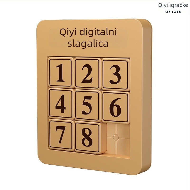 Qiyi magnetska Huarong Road slagalica za djecu – plastična magnetska klizna slagalica, uzrast 7–14, konfiguracije 8/15/24/35/48, vježba strpljenja