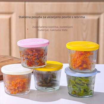 Staklena posuda za kiseli krastavci sa zatvaračem – mini, prehrambene klase