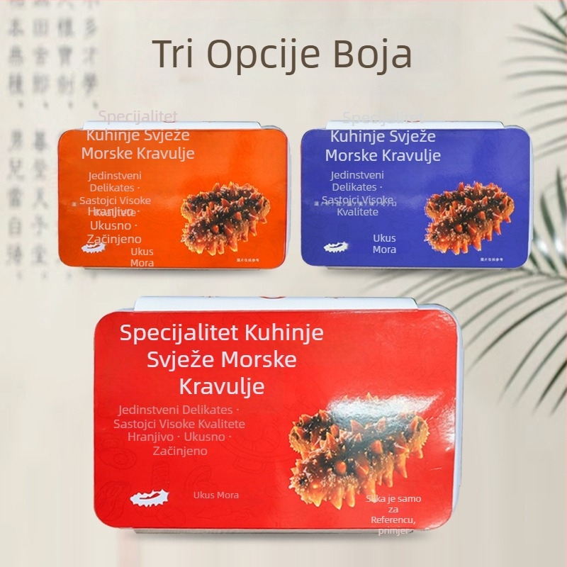 Kutija za pakiranje morske krastavice – prijenosna, održava svježinu, čvrsto zatvaranje – plastika sigurna za hranu, tisak logotipa