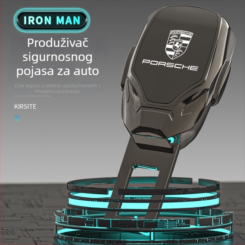 Automobilska sigurnosna utičnica od cinkove legure s mogućnošću logotipa i produženim bajonetnim priključkom