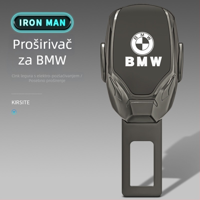 Automobilska sigurnosna utičnica od cinkove legure s mogućnošću logotipa i produženim bajonetnim priključkom