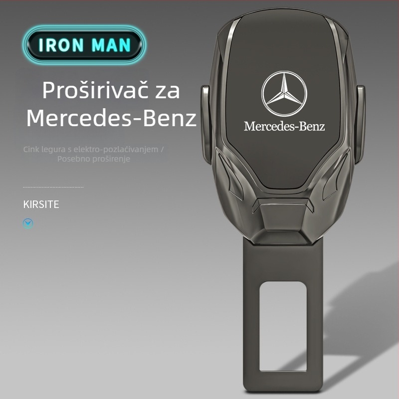 Automobilska sigurnosna utičnica od cinkove legure s mogućnošću logotipa i produženim bajonetnim priključkom