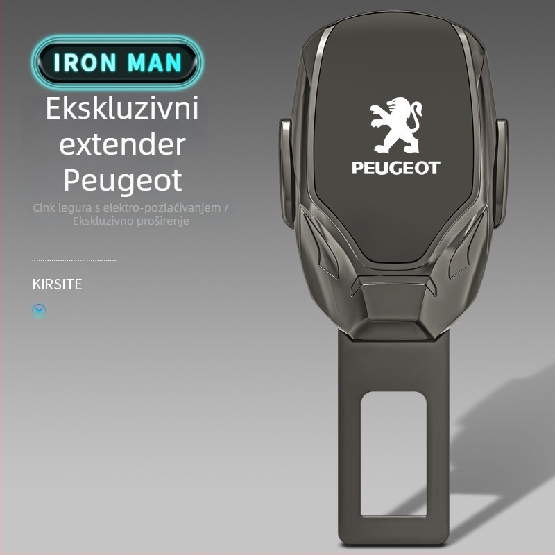 Automobilska sigurnosna utičnica od cinkove legure s mogućnošću logotipa i produženim bajonetnim priključkom