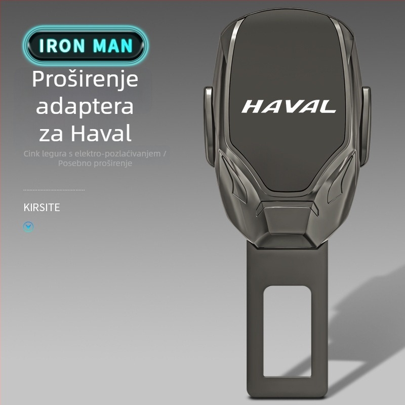 Automobilska sigurnosna utičnica od cinkove legure s mogućnošću logotipa i produženim bajonetnim priključkom