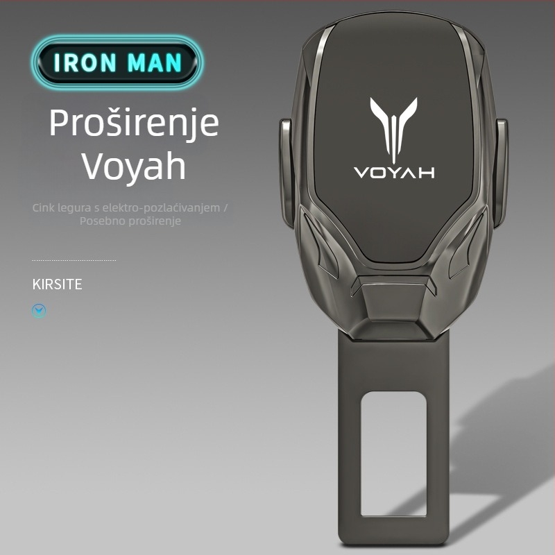 Automobilska sigurnosna utičnica od cinkove legure s mogućnošću logotipa i produženim bajonetnim priključkom
