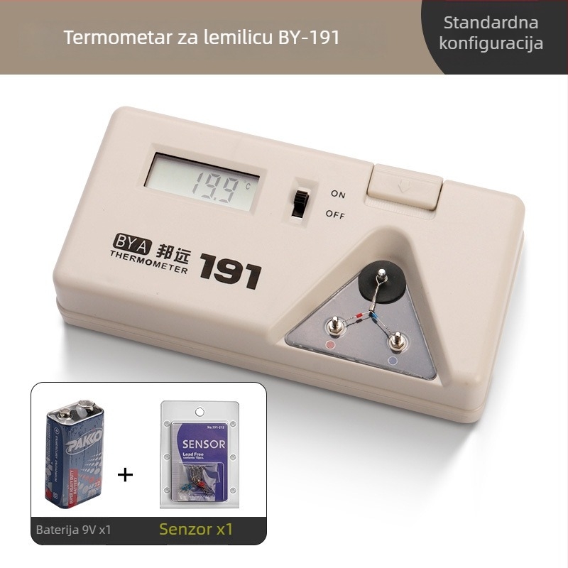 BY191A Tester temperature vrha lemilice, zavarivanje, višenamjenski termometar za cinkovu peć