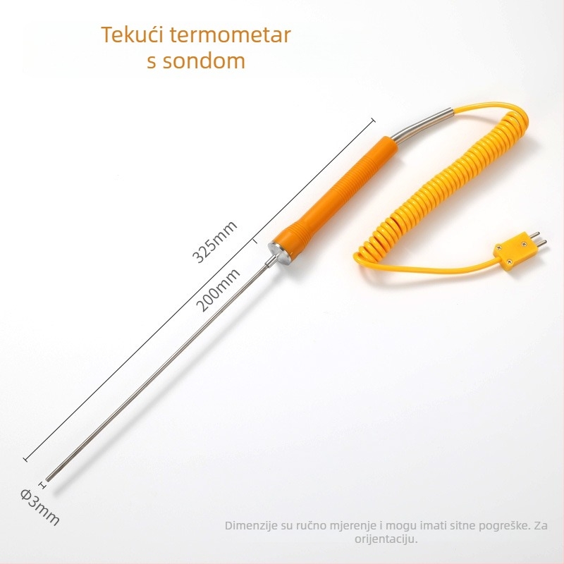 BY191A Tester temperature vrha lemilice, zavarivanje, višenamjenski termometar za cinkovu peć